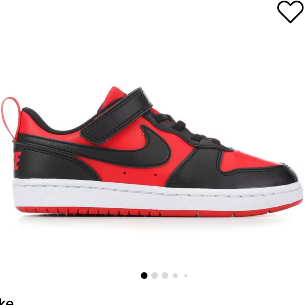 KIDS' NIKE LITTLE KID COURT BOROUGH LOW RECRAFT PS SNEAKERS- 10c